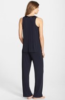 Thumbnail for your product : Midnight by Carole Hochman Charmeuse Trim Jersey Pajamas (Nordstrom Exclusive)