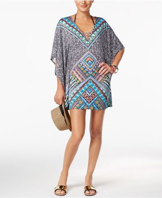 Bar III Printed Tunic Coverup, Only at Macy's