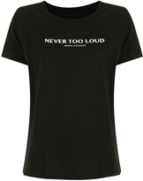 Thumbnail for your product : Armani Exchange slogan-print cotton T-shirt