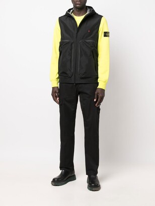 Stone Island Logo-Embroidered Hooded Gilet