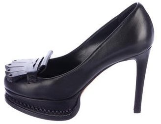 Moschino Cheap & Chic Moschino Cheap and Chic Kiltie-Accented Loafer Pumps