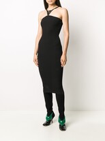 Thumbnail for your product : Christopher Kane V-strap ribbed jersey dress