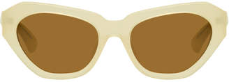 Dries Van Noten Ivory Linda Farrow Edition 166 C4 Sunglasses