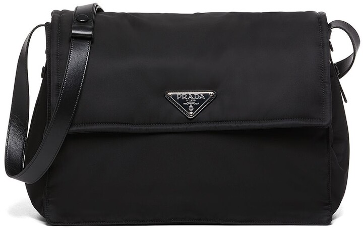 Prada Re-Nylon Large Padded Shoulder Bag - Black Crossbody Bags, Handbags -  PRA629876