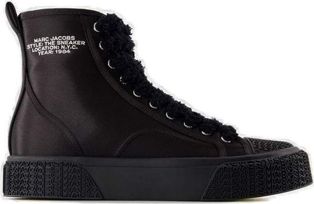 Marc Jacobs The High Top Satin Sneakers
