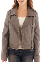 Thumbnail for your product : JCPenney Sugarfly Faux-Leather Moto Jacket
