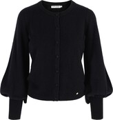 Thumbnail for your product : Tirillm "Ava" Cashmere Cardigan With Puffed Sleeves
