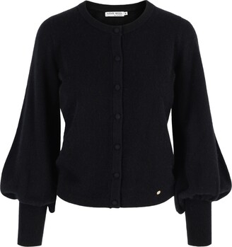 Tirillm "Ava" Cashmere Cardigan With Puffed Sleeves