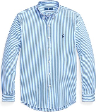 Polo Ralph Lauren Poplin Men's Blue Shirts | ShopStyle