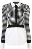 Thumbnail for your product : Paule Ka Checked Cropped Cardigan