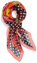 Thumbnail for your product : Nordstrom Floral Dots Silk Scarf