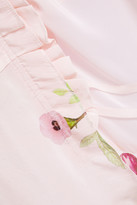 Thumbnail for your product : Preen Line Kalifa Asymmetric Floral-print Crepe De Chine Midi Wrap Skirt