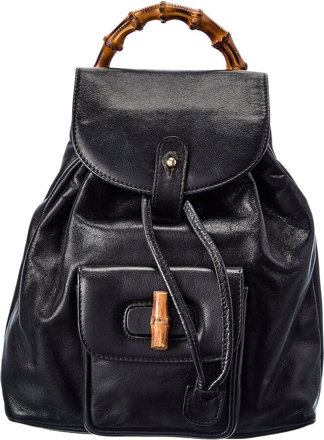 Gucci Leather Backpack | ShopStyle