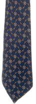 Thumbnail for your product : Hermes Belt Print Silk Tie