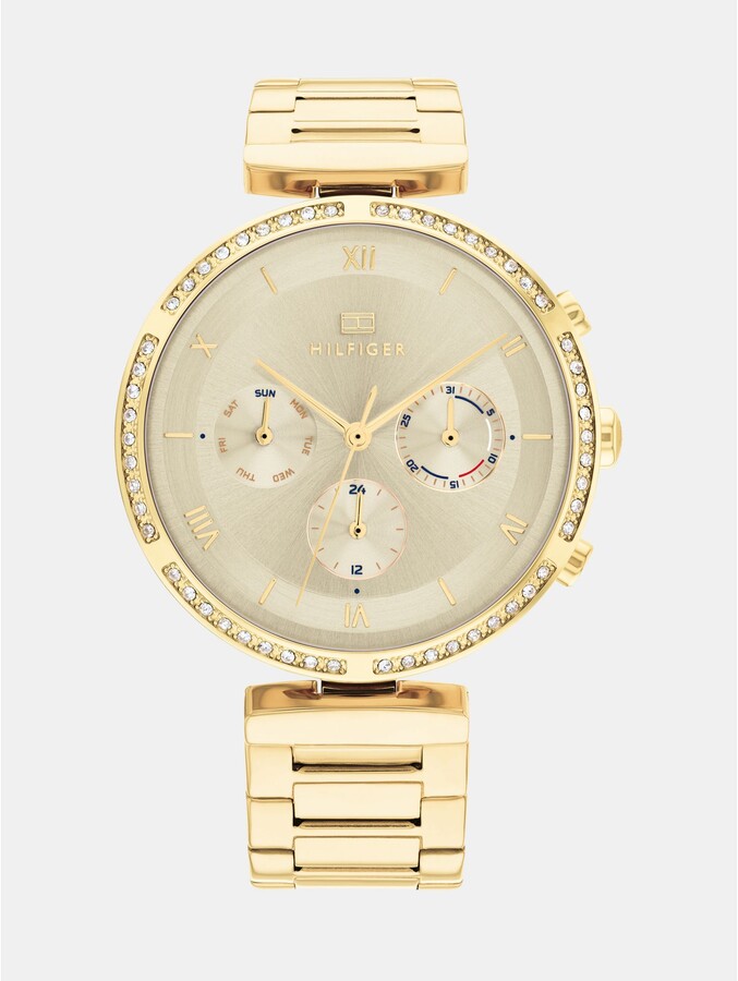 Tommy Hilfiger Gold Dress Watch with SubDials ShopStyle