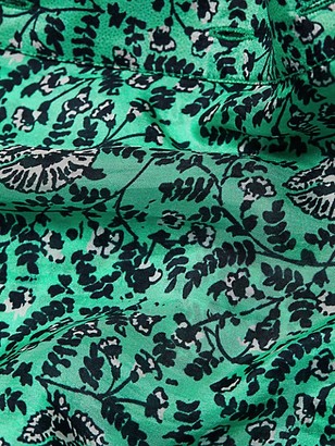 Figue Saskia Floral Silk Shirtdress