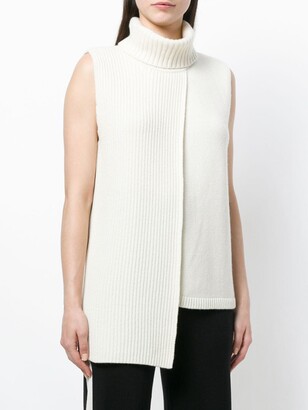 Cashmere In Love cashmere Tania turtleneck sleeveless top