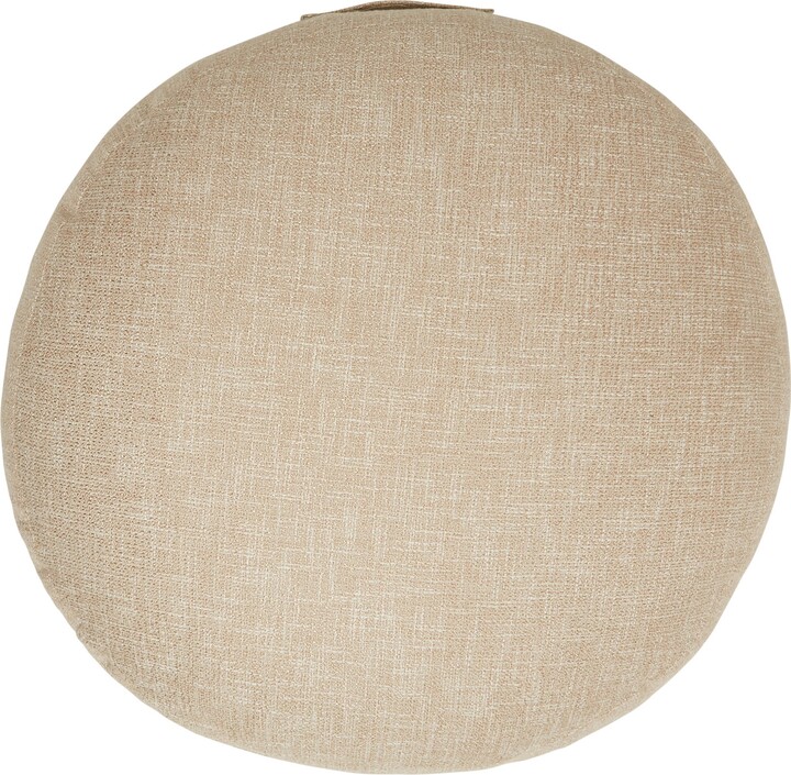 Dunelm Boucle Floor Cushion Yellow ShopStyle