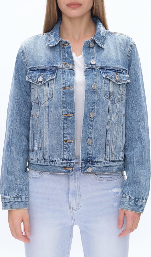 Bayeas Distressed Denim Jacket