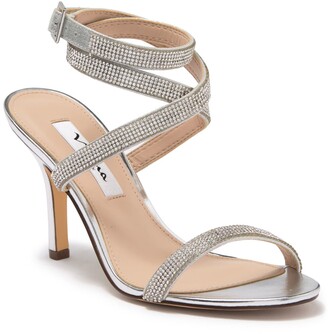 ankle wrap sandals heels