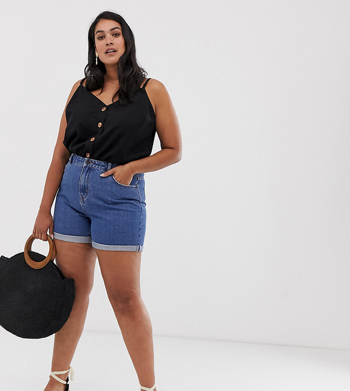 high waist mom short