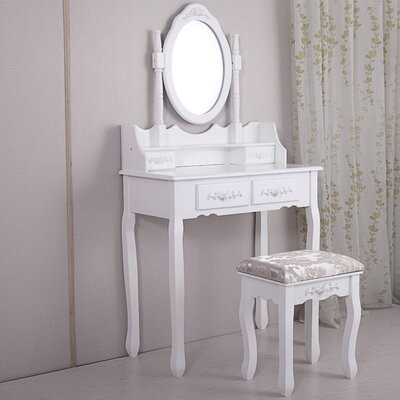 Ophelia Co Mirrors Artwork, Nallely 34 Single Bathroom Vanity Set With Mirror