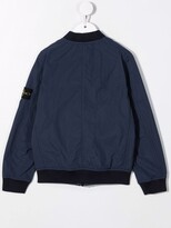 Thumbnail for your product : Stone Island Junior Logo-Patch Bomber Jacket