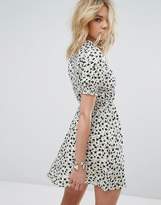 Thumbnail for your product : Influence Shirred Sleeve Collar Dress