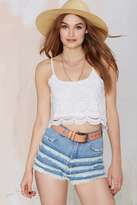 Thumbnail for your product : Nasty Gal Factory Ayla Crochet Crop Top