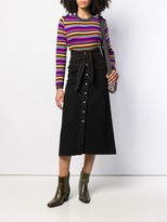 Thumbnail for your product : Ganni Striped Cashmere Jumper