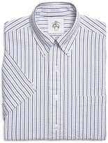 Thumbnail for your product : Brooks Brothers Seersucker Short-Sleeve Shirt