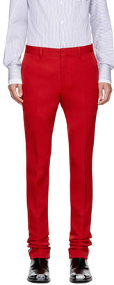 Calvin Klein Red Marching Band Trousers