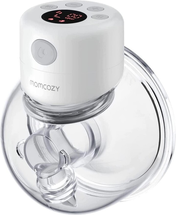 Momcozy 11-in-1 Wearable Single Breast Pump with LCD Screen Hands