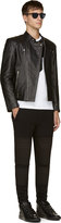 Thumbnail for your product : McQ Black Leather Biker Jacket