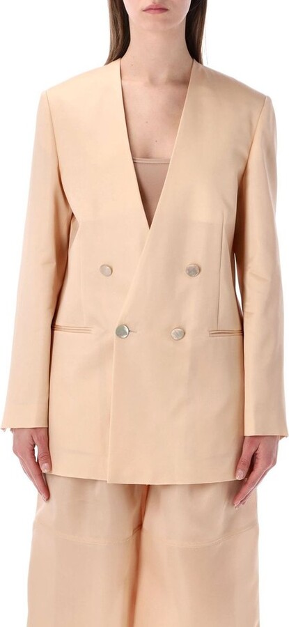Alberta Ferretti Double-Breasted Blazer