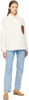Thumbnail for your product : Loewe White Denim Leather Pocket Jacket