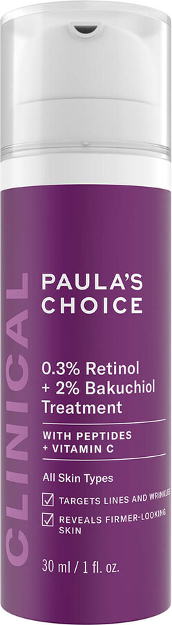 Paula's Choice CLINICAL 0.3 Retinol 2 Bakuchiol Treatment (1 fl. oz.)