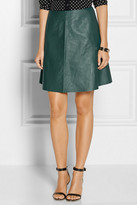Thumbnail for your product : Carven Leather A-line skirt