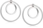 Thumbnail for your product : Steve Madden Double Ring Front To Back Drop Earrings