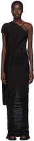 Thumbnail for your product : Rick Owens Lilies Black Single-Shoulder Gown