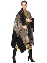 Thumbnail for your product : Etro Patchwork Wool Blend Cape