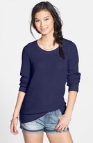 Thumbnail for your product : BP Textured Cotton Crewneck Sweater (Juniors)