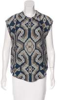 Thumbnail for your product : By Malene Birger Abstract Print Sleeveless Top
