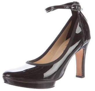 Repetto Patent Leather Ankle-Strap Pumps