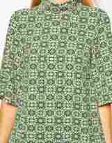 Thumbnail for your product : Closet Boxy Top with High Neck in Print