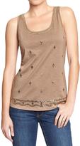 Thumbnail for your product : Old Navy Women's Sequined Slub-Knit Tanks