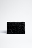 Thumbnail for your product : Zadig & Voltaire ZV Initiale Nyro Card Holder Leather