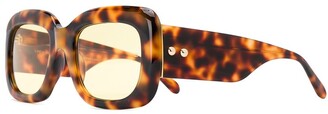 Linda Farrow Tortoise Shell Sunglasses