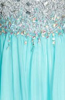 Thumbnail for your product : Sean Collection Embellished Bodice Chiffon Gown