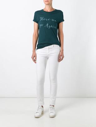 Zoe Karssen here we go again T-shirt - women - Cotton/Modal - M